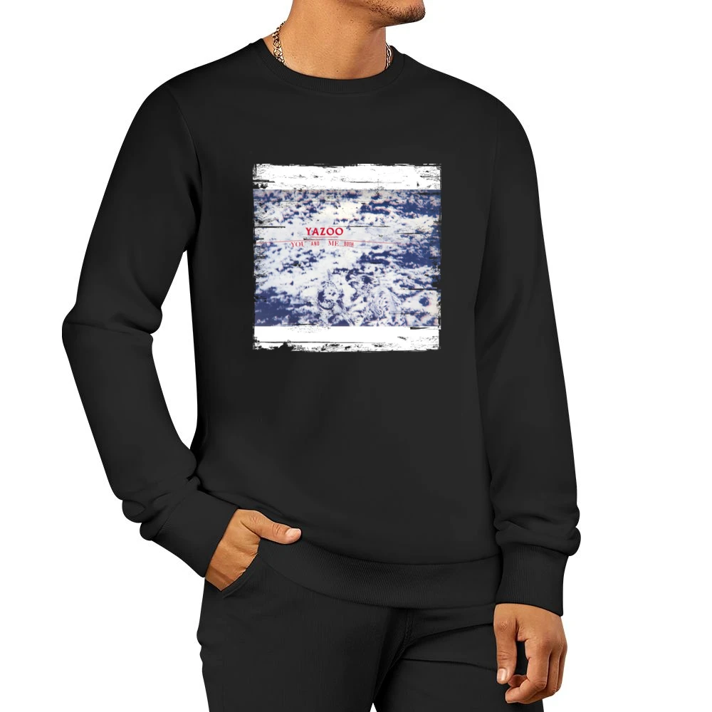 Yazzoo You And Me Both Album Cover Distressed Image Men Pullover Sweatshirt