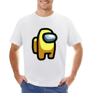 Yellow Suspect Fun Video Game Fan Asian Size Men T-Shirt