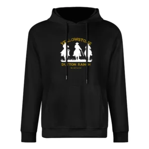 Yellowstone Dutton Ranch Montana Vintage Style Cowboy European Size Men Hoodie