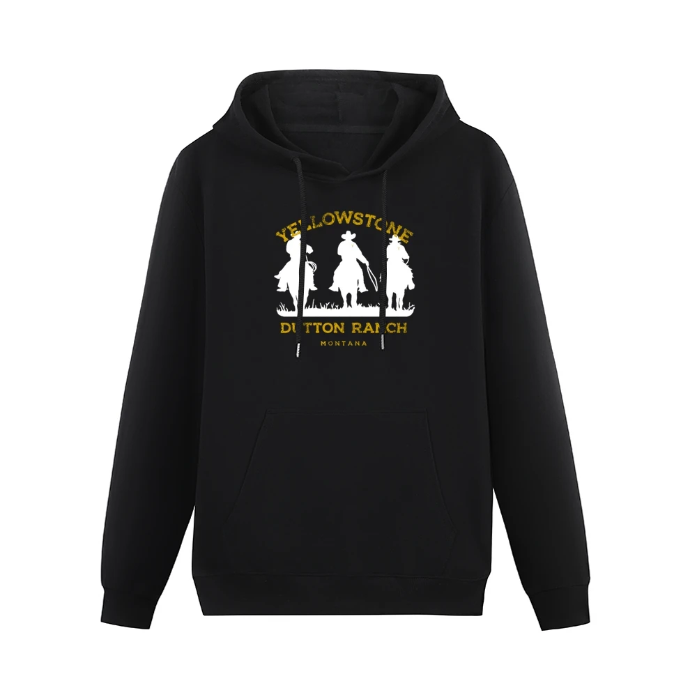 Yellowstone Dutton Ranch Montana Vintage Style Cowboy Men Hoodie With Pocket