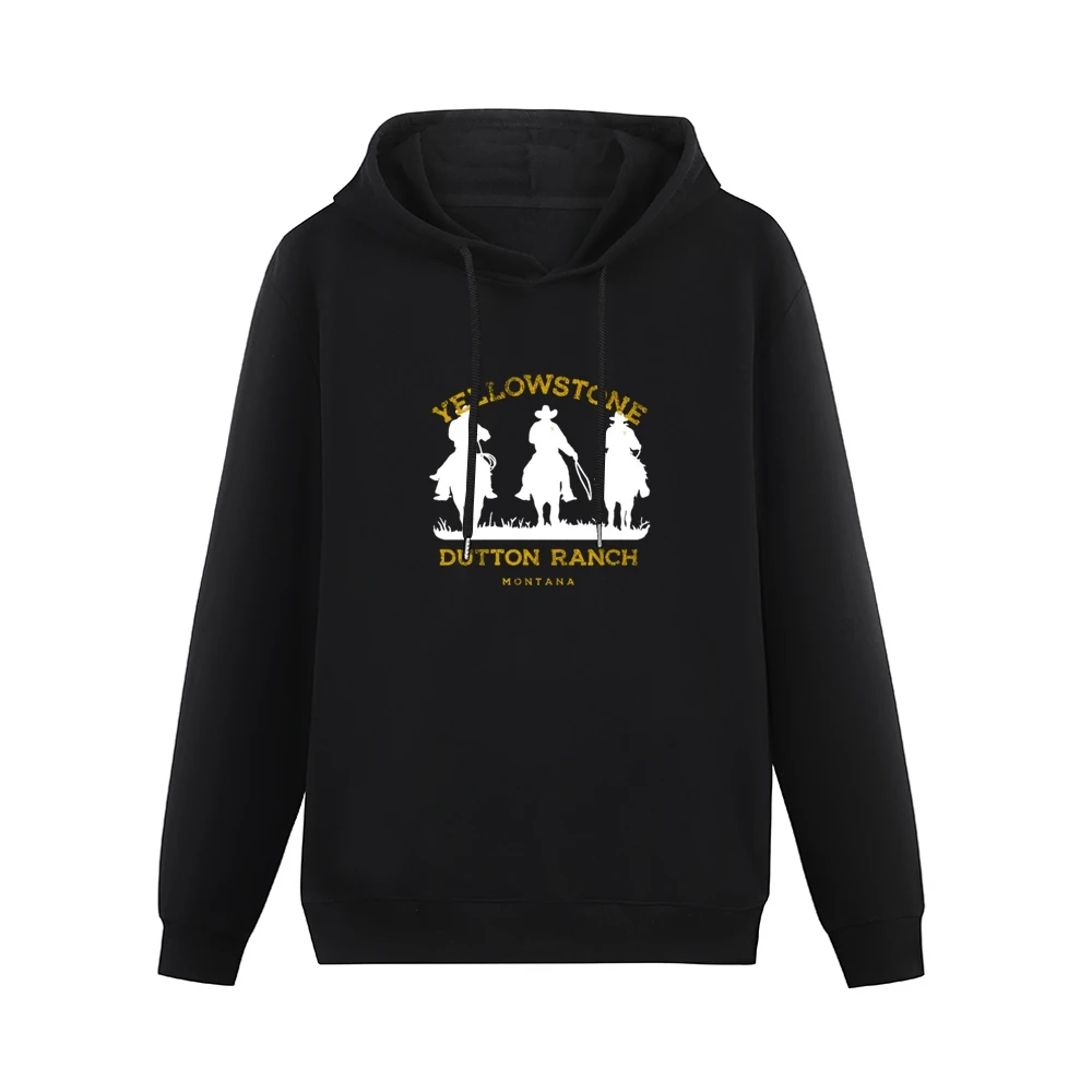 Yellowstone Dutton Ranch Montana Vintage Style Cowboy Men Hoodie Without Pocket