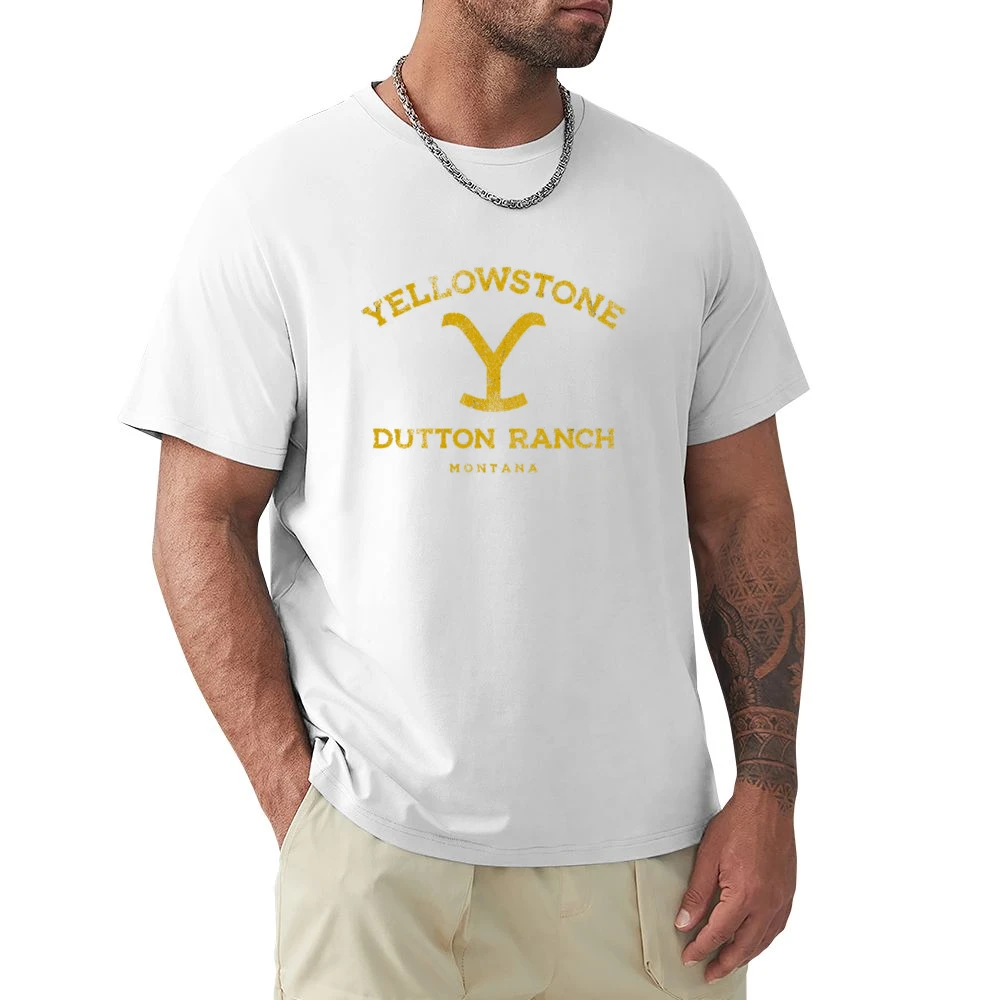 Yellowstone Dutton Ranch Show Montana Vintage Style Premium Men T-shirt