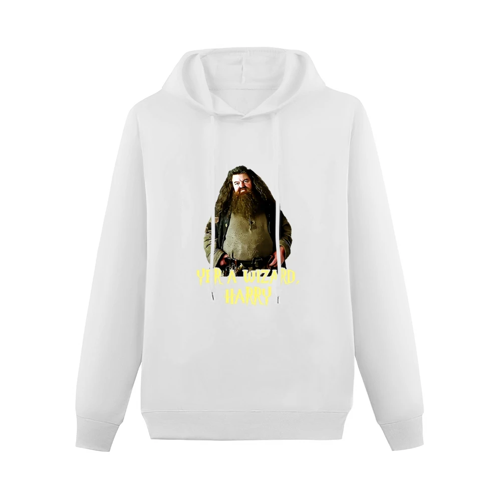 Yer A Wizard Harry Robbie Coltrane Hagrid Quote Men Hoodie Without Pocket