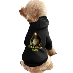 Yer A Wizard Harry Robbie Coltrane Hagrid Quote White Pet Apparel Clothes