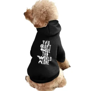 You Can't Save The World Alone Justice League Movie Poster Pet Apparel Clothes