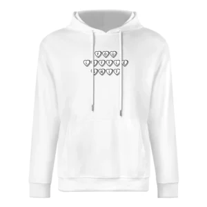 You Little Shit Cute Hearts Graphic Tee Shirt European Size Men Hoodie