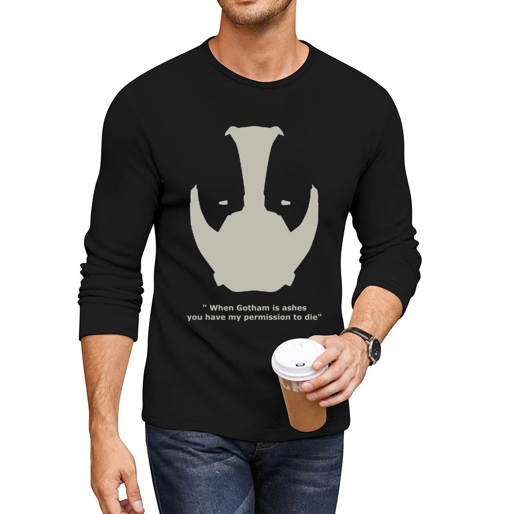 You have my permission to Die - Bane batman dark night rise Men CrewNeck Long Sleeve T-Shirt