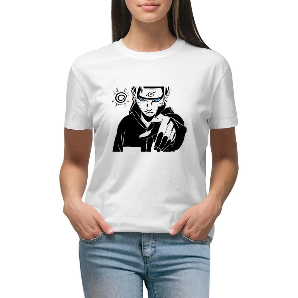 You - uzumaki pointing finger kurama seal naruto shippuden anime manga Premium Women Ladies T-shirt