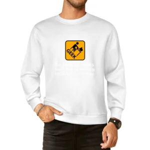 You'll end up working for them someday be nice to geek European Size Pullover Sweater