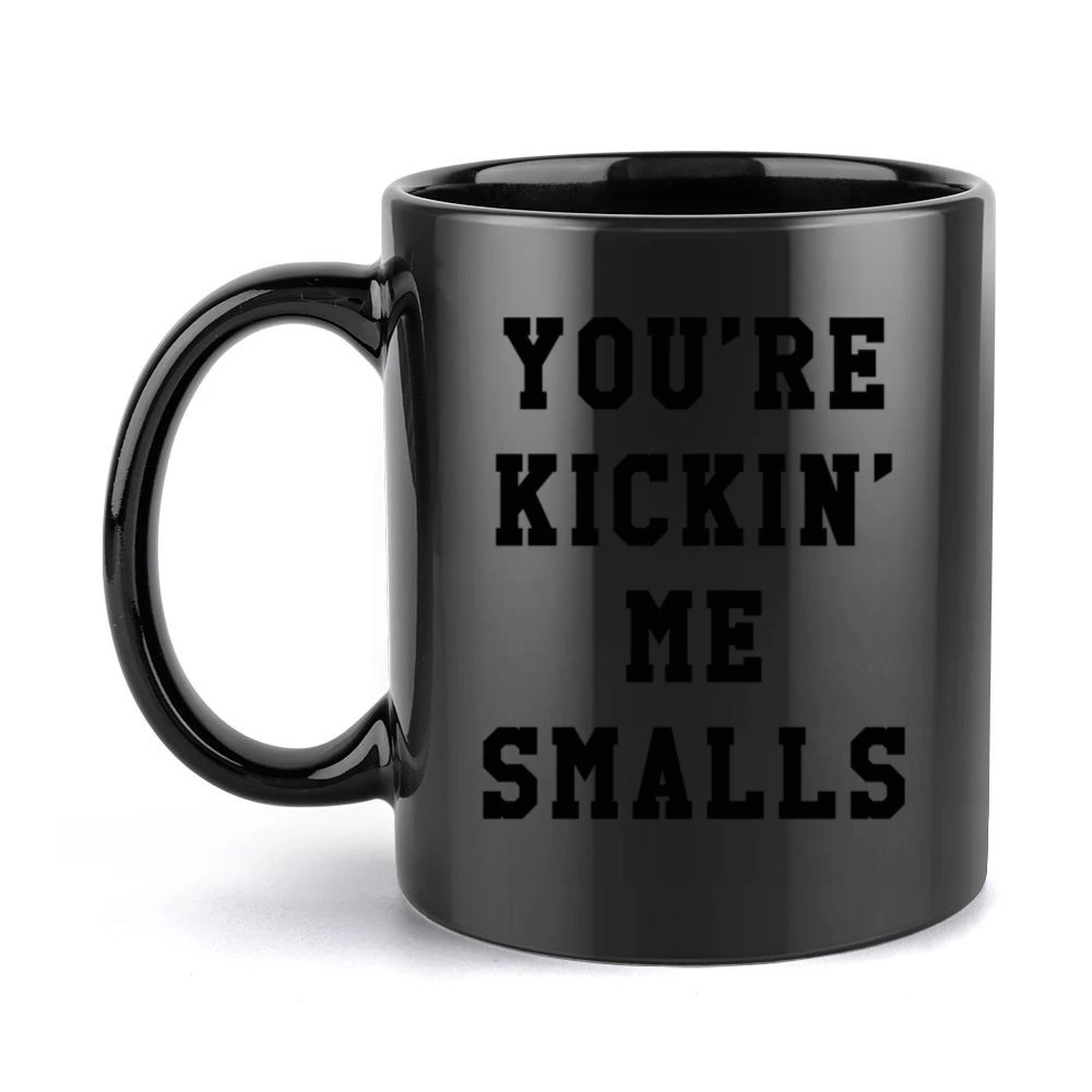 Your Are Kickin Me Smalls Funny Pregnancy Maternity Baby Graphic T Shi Black Mug