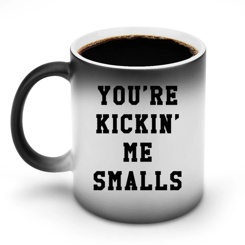 Your Are Kickin Me Smalls Funny Pregnancy Maternity Baby Graphic T Shi Discoloration Mug