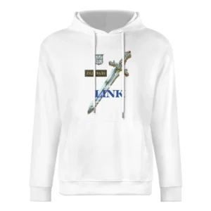 Zelda 2 Adventures Of Link Nes Nintendo Old School Retro Video Game Fa European Size Men Hoodie