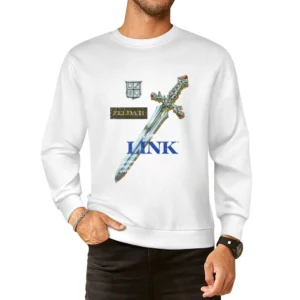Zelda 2 Adventures Of Link Nes Nintendo Old School Retro Video Game Fa European Size Pullover Sweater