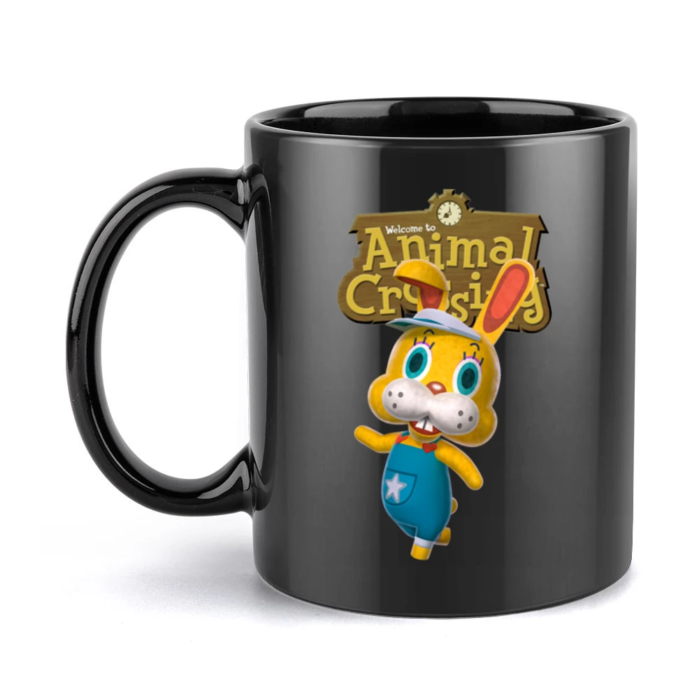 Zipper From Animal Crossing Nintendo Video Game Fan Black Mug