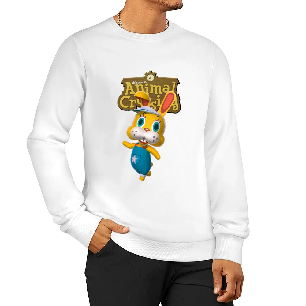 Zipper From Animal Crossing Nintendo Video Game Fan Men Pullover Sweatshirt