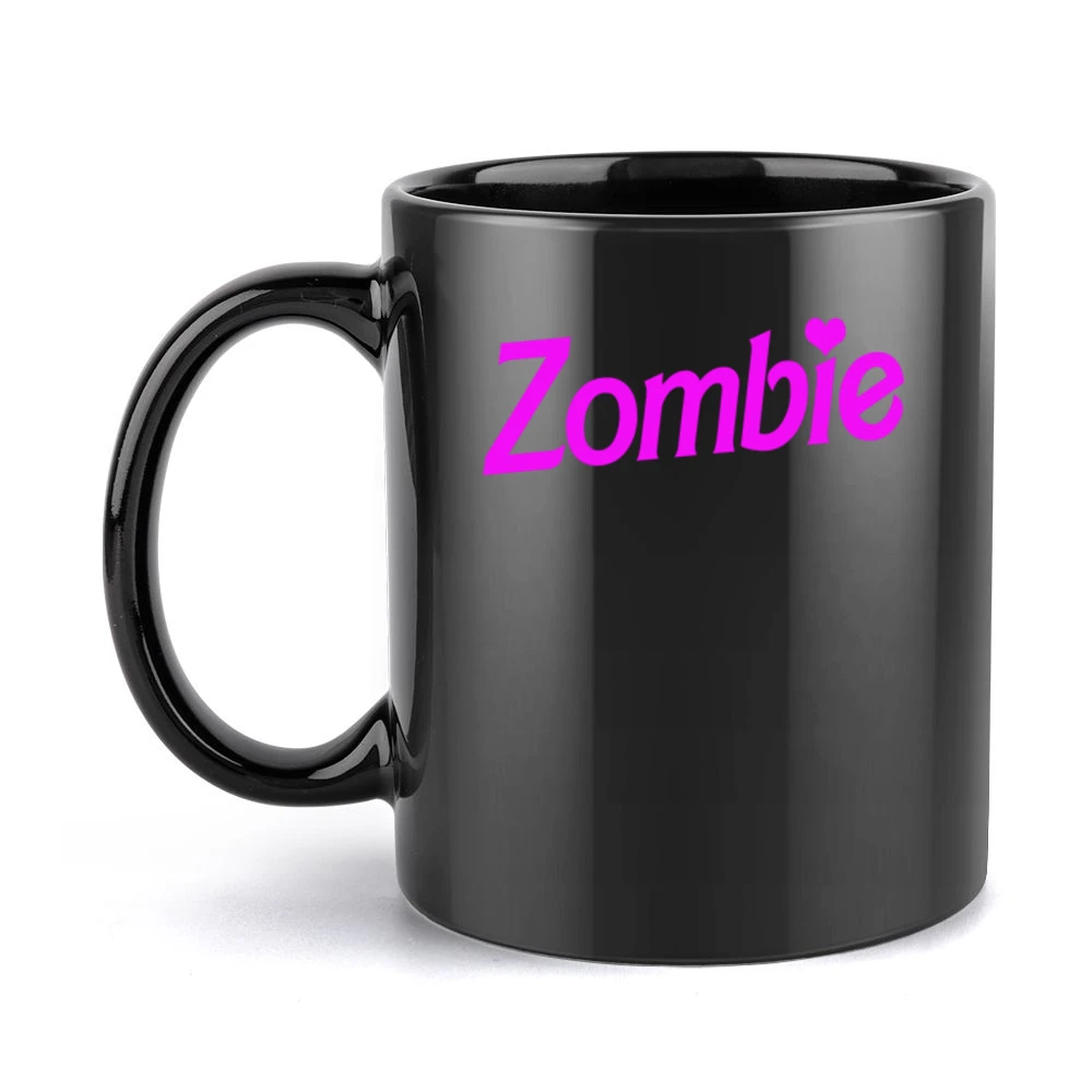 Zombie Fun Halloween Costume Barbie Parody Black Mug