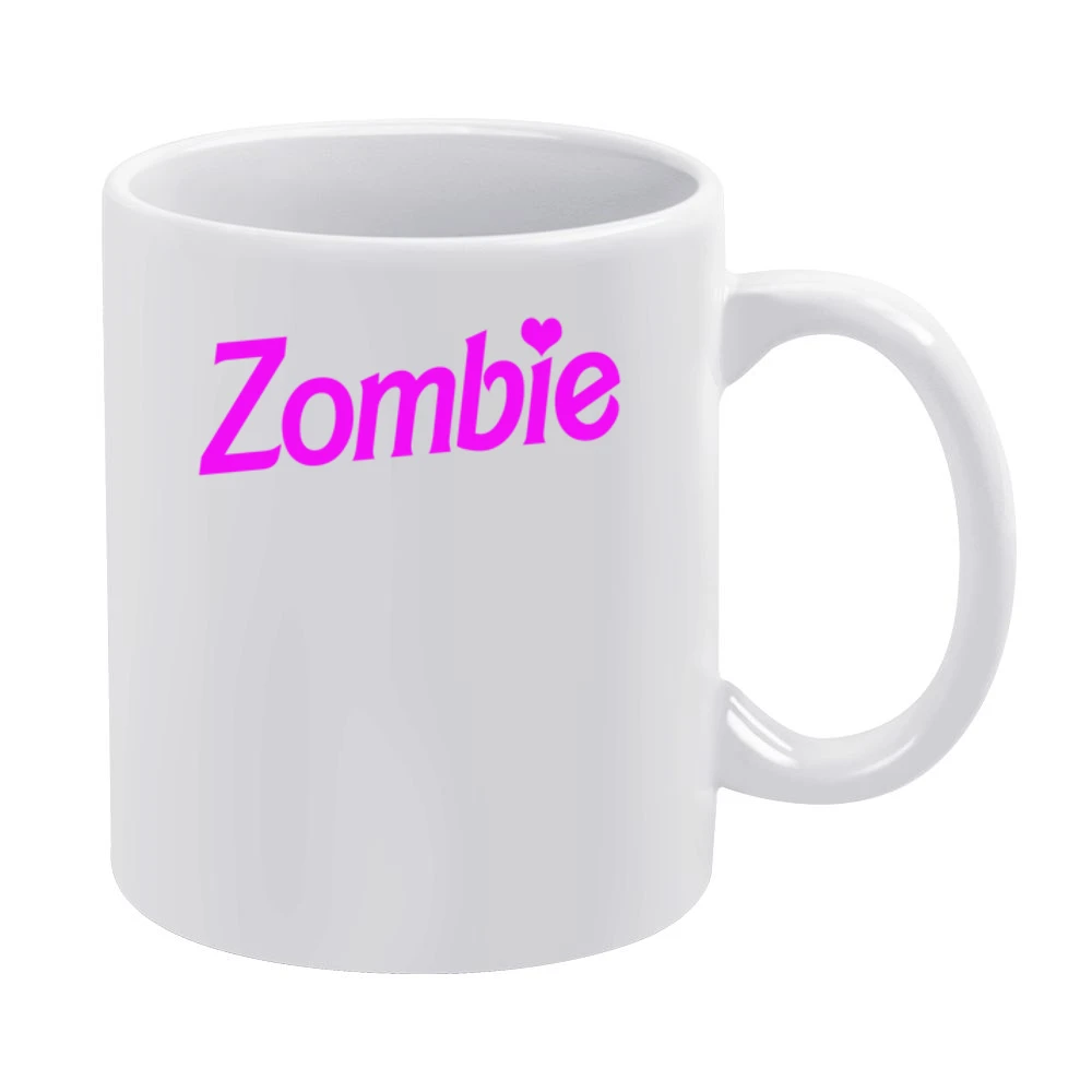 Zombie Fun Halloween Costume Barbie Parody White Mug