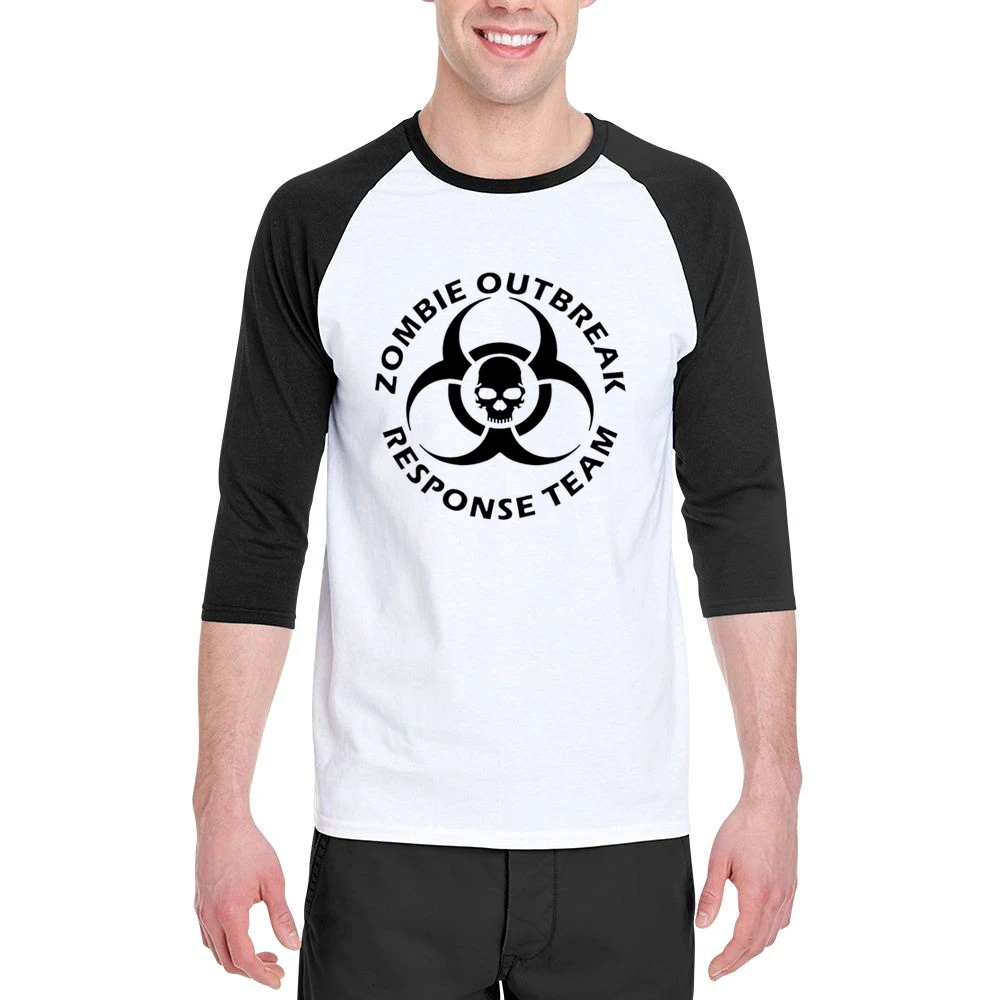 Zombie Outbreak Response Team Men 3/4 Sleeve T-Shirt
