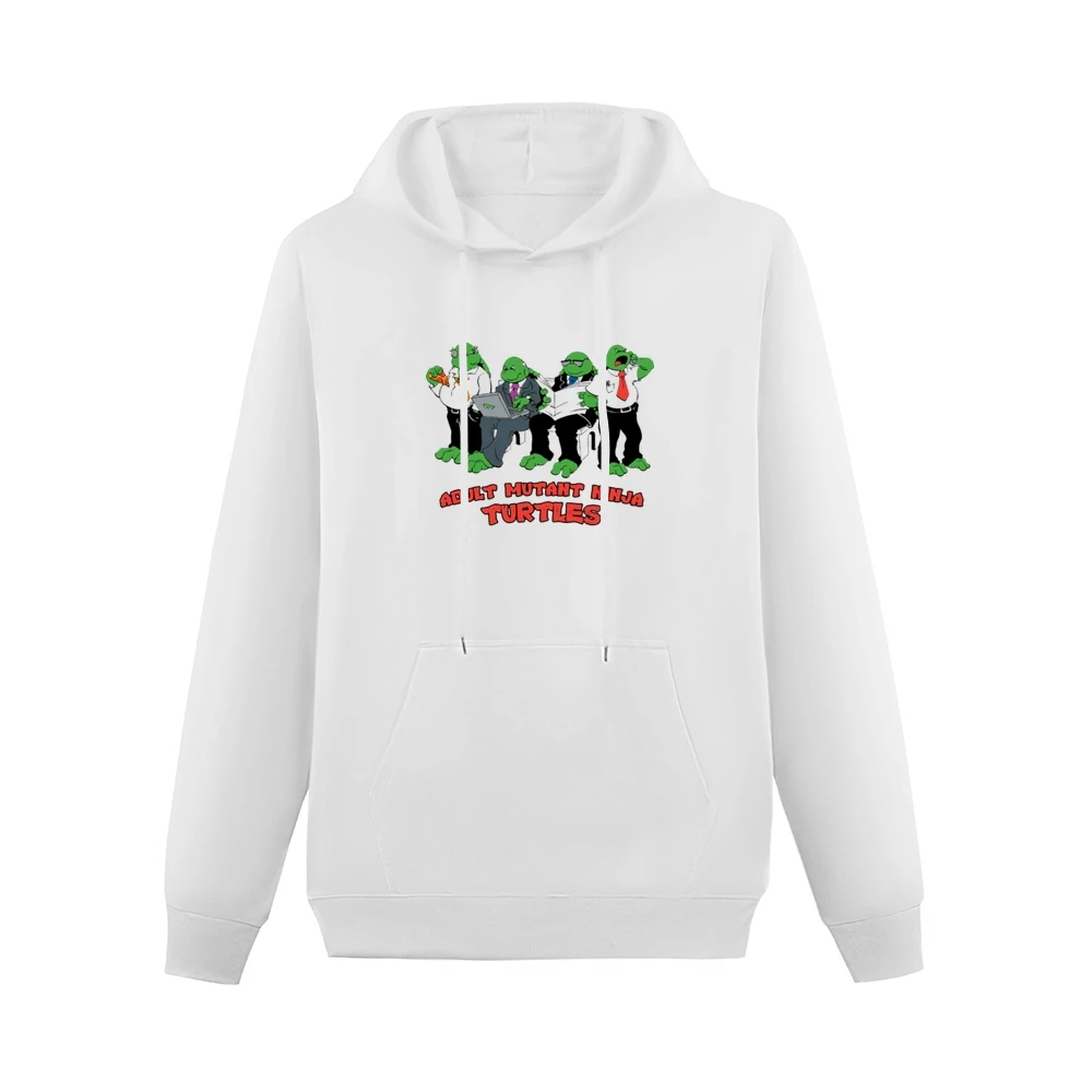 adult mutant ninja turtles TMNT funny parody Men Hoodie With Pocket