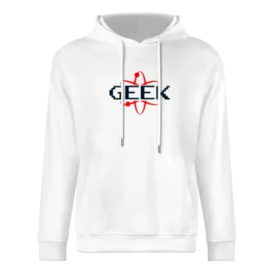 atomic geek funny European Size Men Hoodie