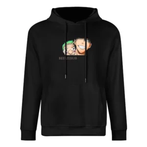 baby Beel and Oga tatsumi Beelzebub manga characters European Size Men Hoodie