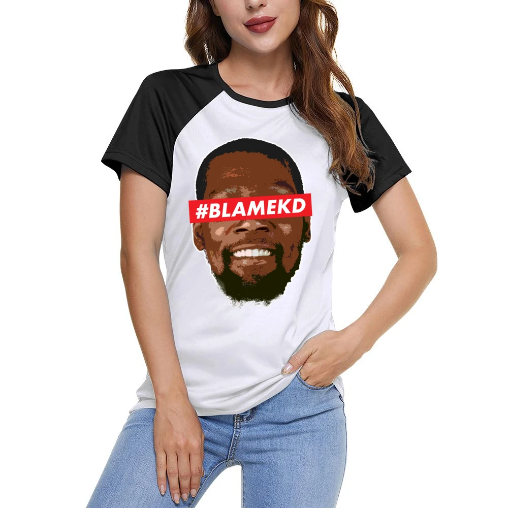#blamekd Kevin Durant Women Ladies Short Sleeve T-Shirt