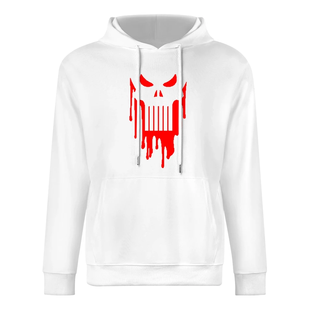 bloody pubhiser skull European Size Men Hoodie
