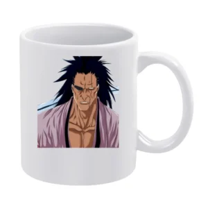 captain of the 11th Division in the Gotei 13 Zaraki Kenpachi Bleach an White Mug