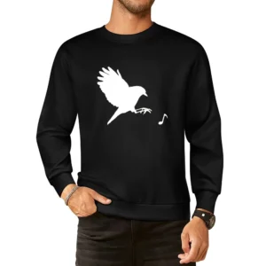 catching melody bird European Size Pullover Sweater