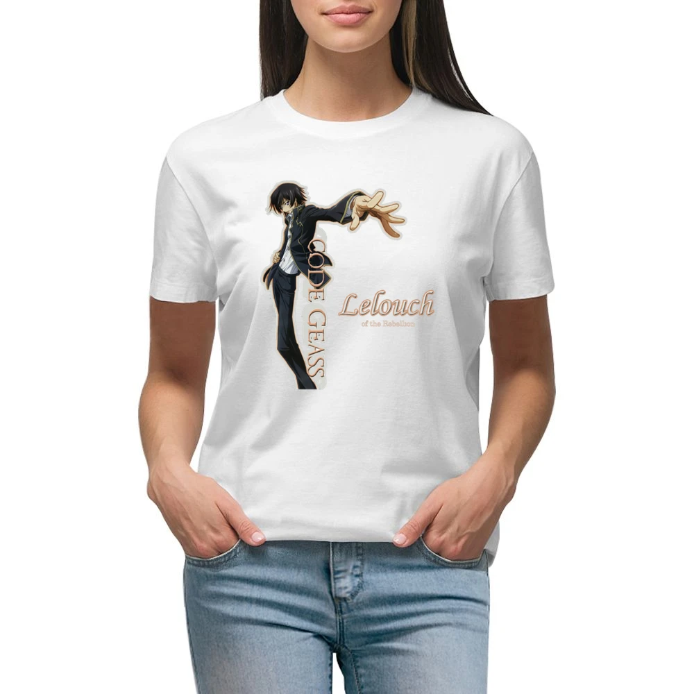 code geass lelouch of the rebelion Lamperouge Premium Women Ladies T-shirt