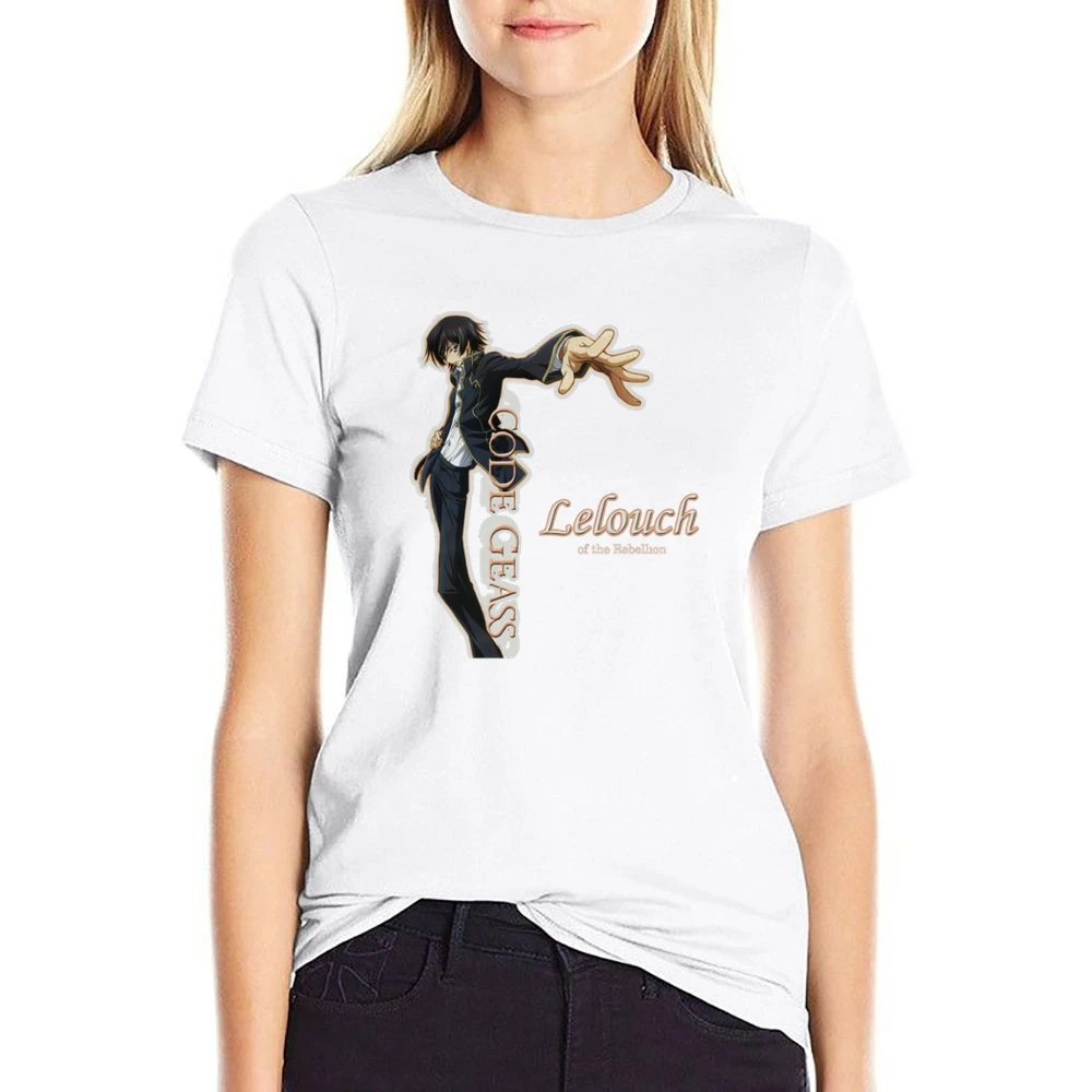 code geass lelouch of the rebelion Lamperouge US Size Women Ladies T-shirt