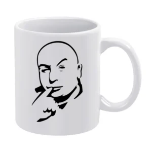 dr evil mike myers austin powers movies White Mug