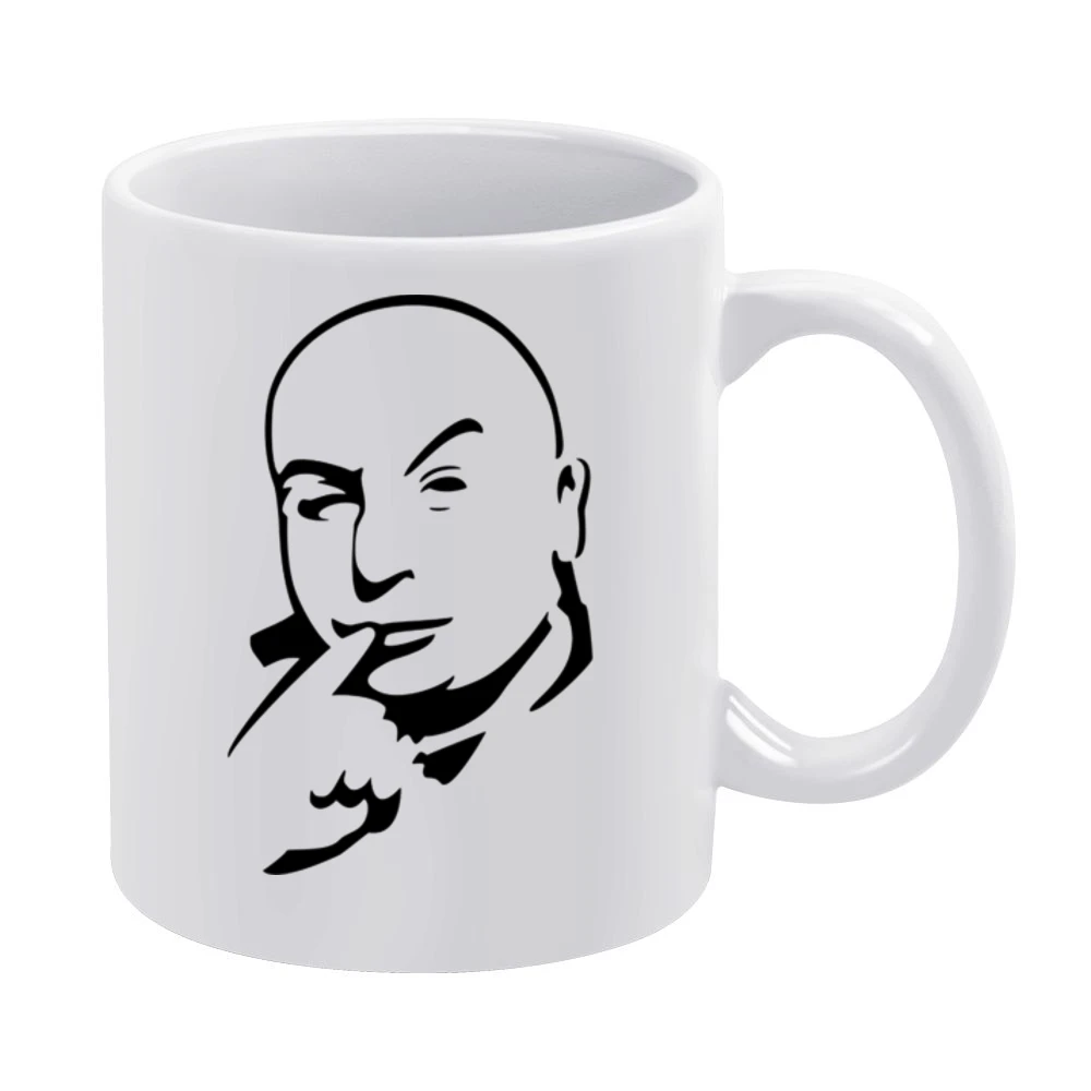 dr evil mike myers austin powers movies White Mug
