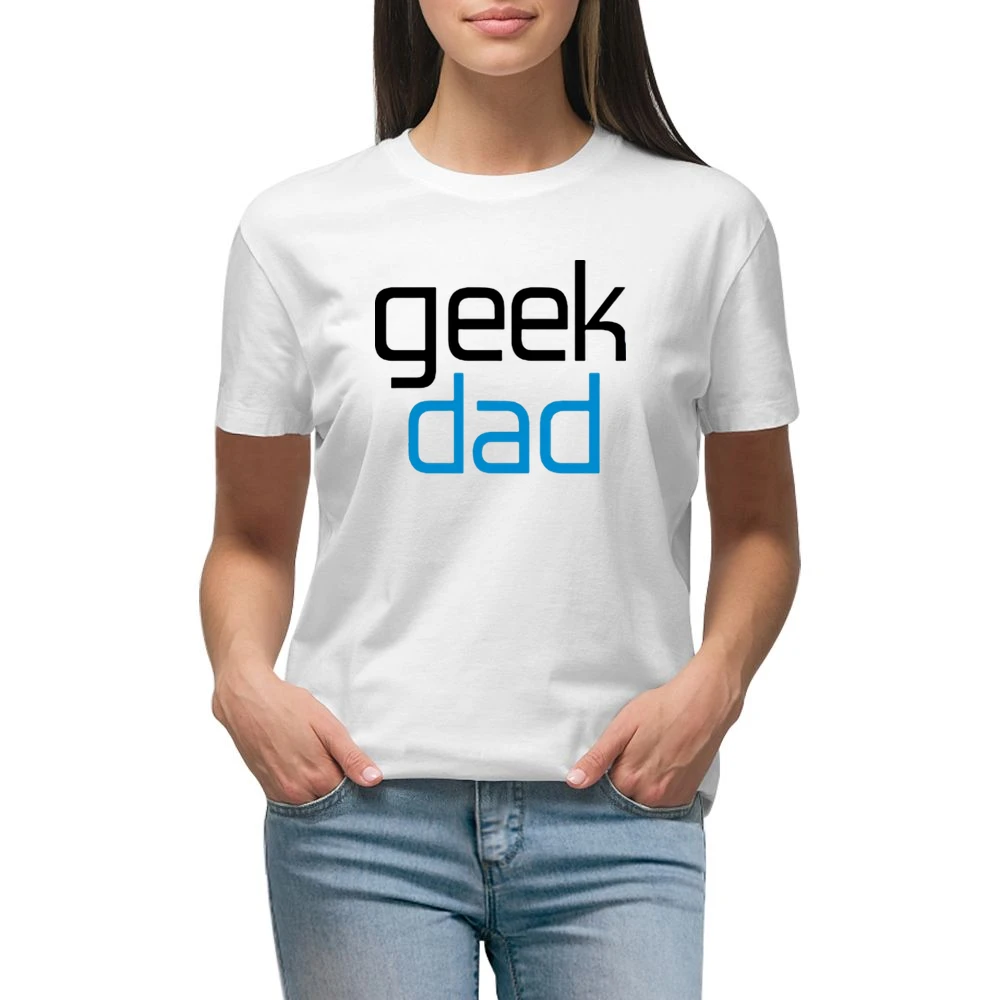for geek dad great present for fathers day Premium Women Ladies T-shirt