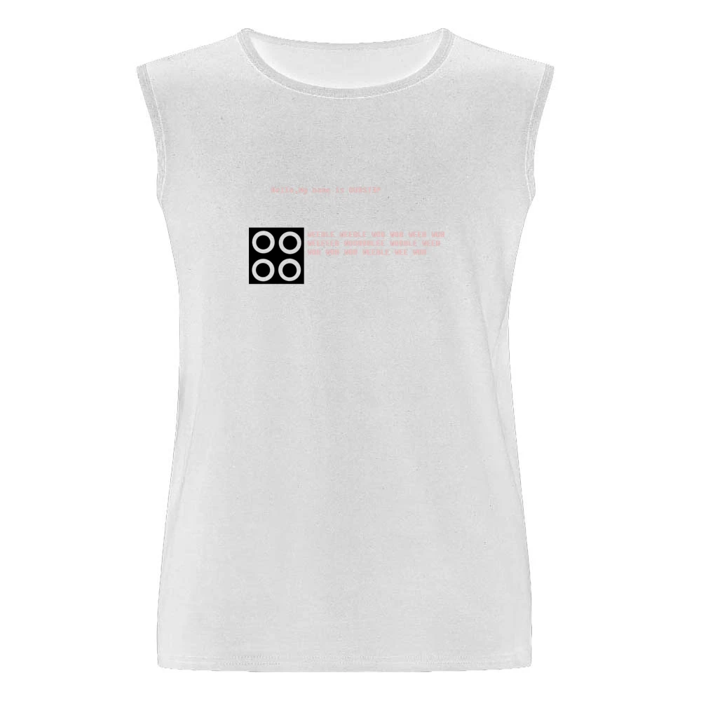 funny dubstep weeble wob weeb woobbblee wobble Men Sleeveless T-Shirt