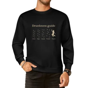 guides alcohol funny drunkness drunk drinking guide European Size Pullover Sweater