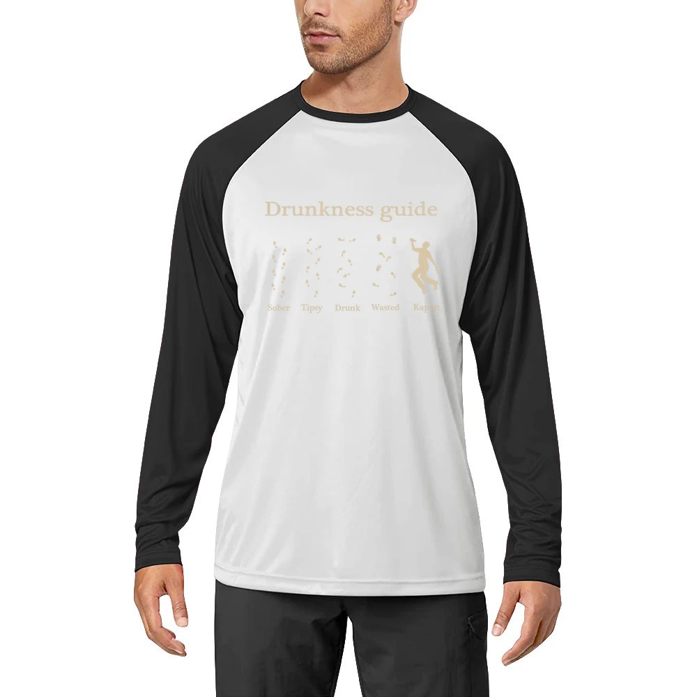 guides alcohol funny drunkness drunk drinking guide Men Long Sleeve T-Shirt