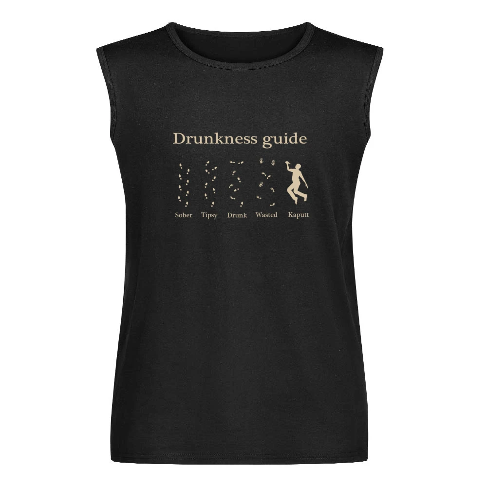 guides alcohol funny drunkness drunk drinking guide Men Sleeveless T-Shirt
