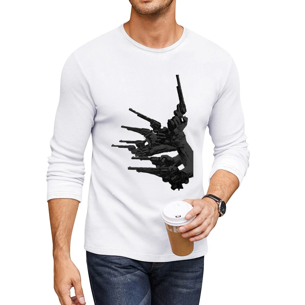 guns of the magnificent seven Men CrewNeck Long Sleeve T-Shirt