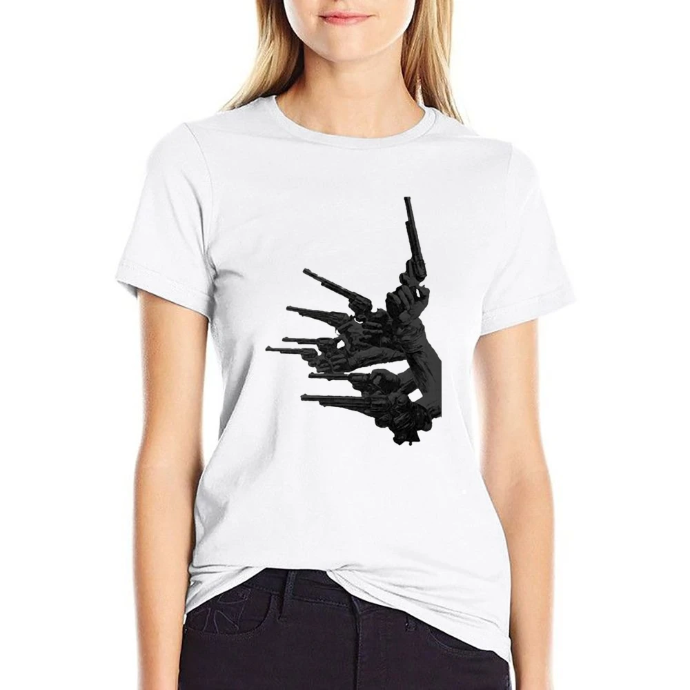 guns of the magnificent seven US Size Women Ladies T-shirt
