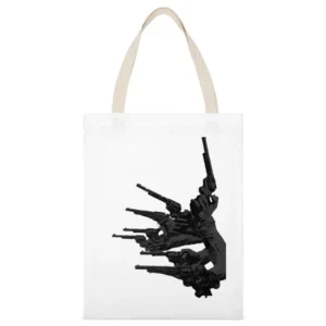 guns of the magnificent seven White Canvas Tote Shopping Bag
