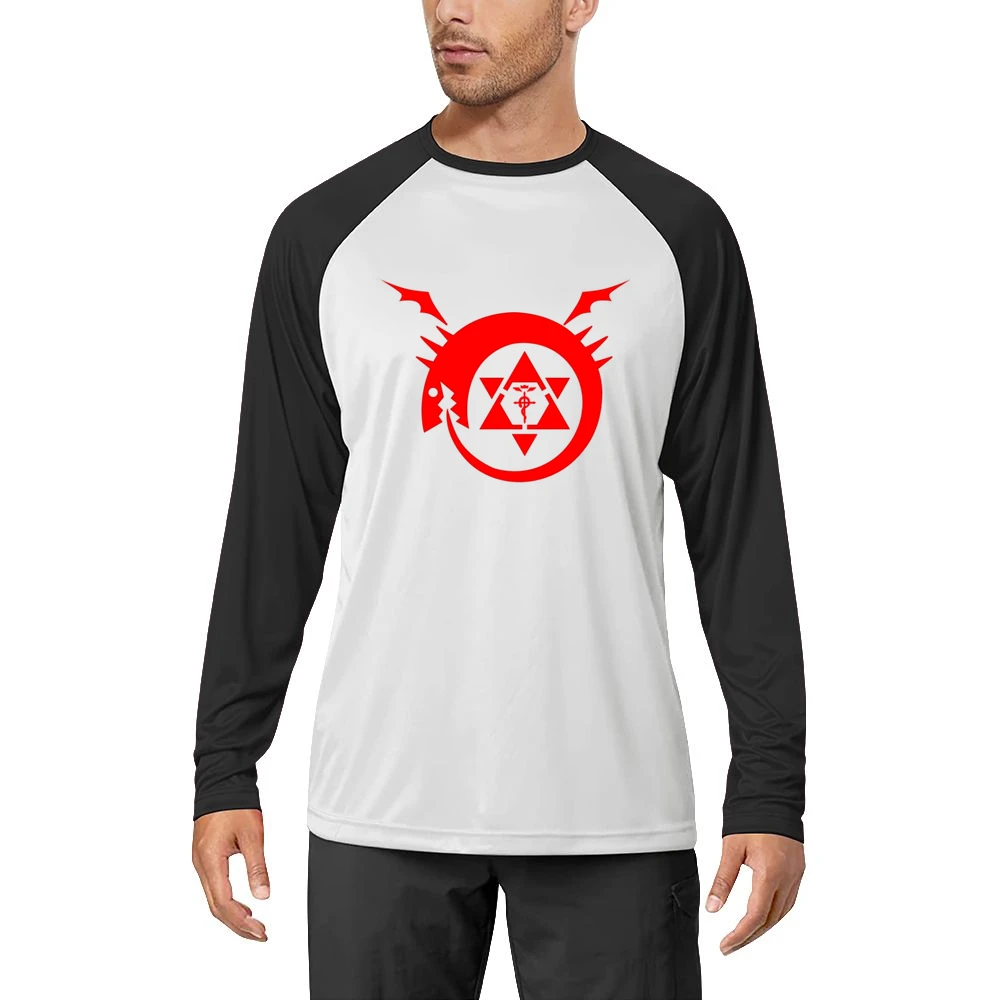 homunculus logo serpent devour it tails fullmetal Alchemist Hiromu Ara Men Long Sleeve T-Shirt