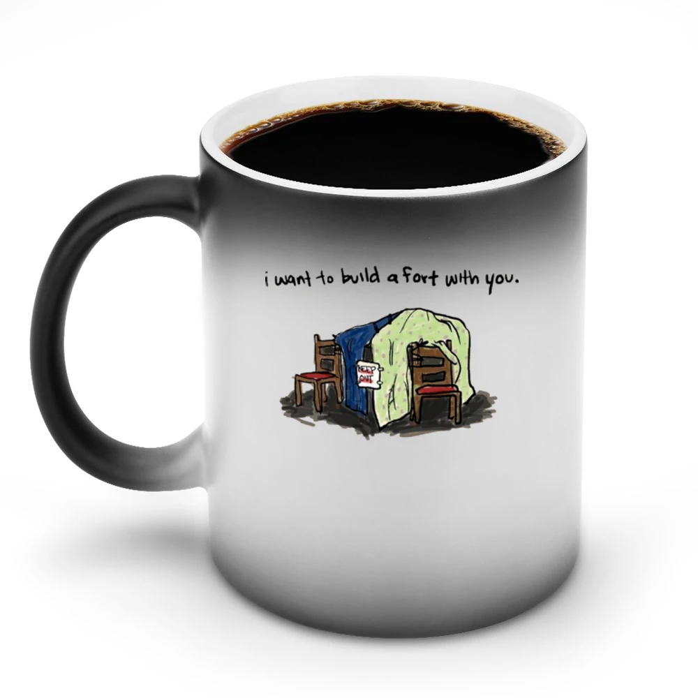 i want to build a fort with you Discoloration Mug
