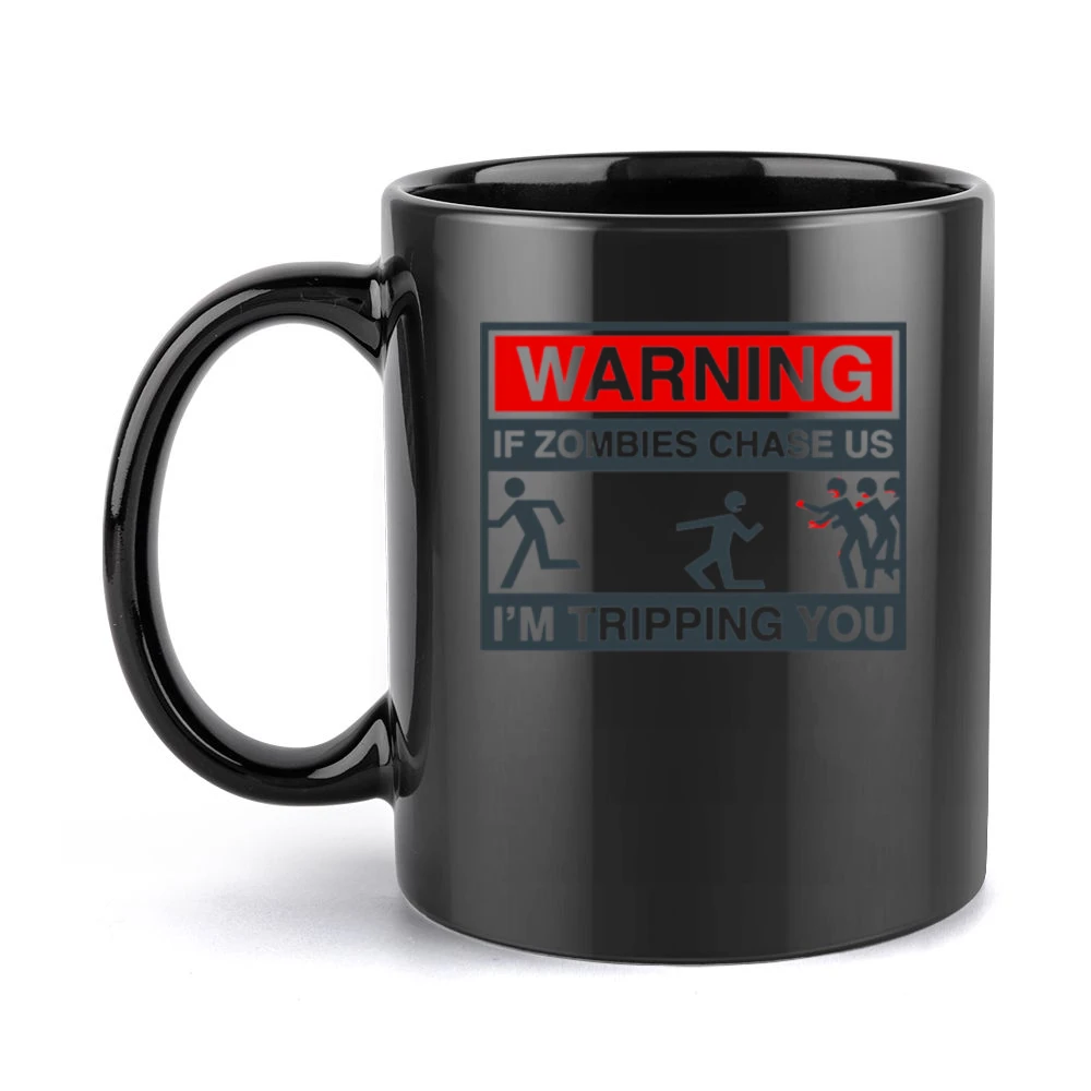 i'm tripping you Black Mug
