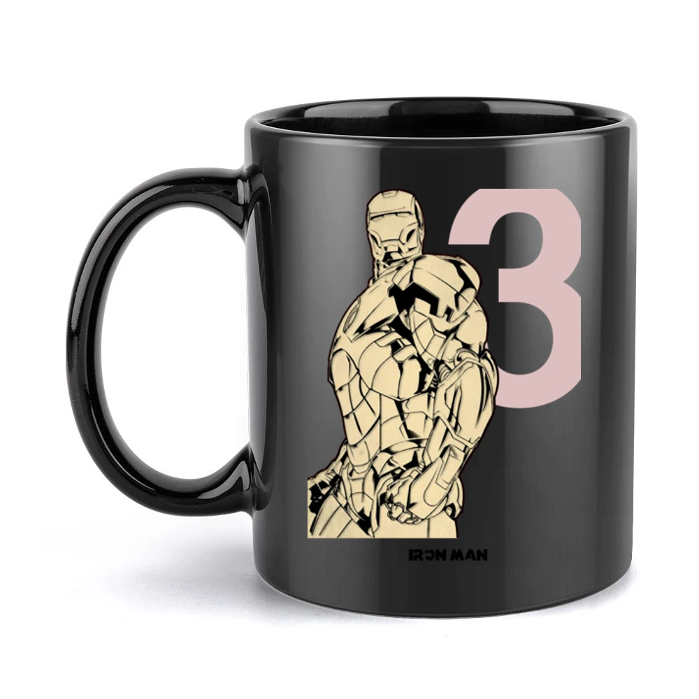iron man 3 Black Mug