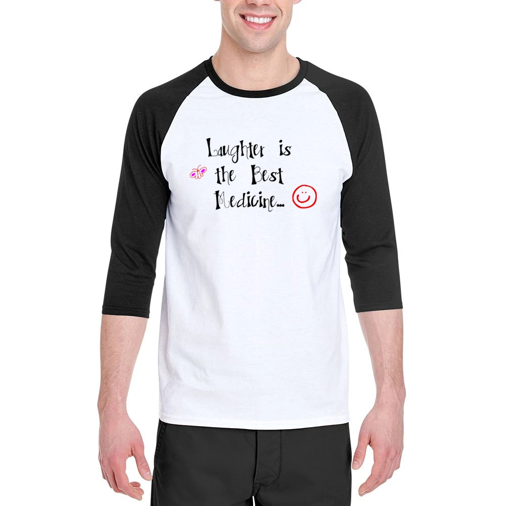 laughter is the best medicine Men 3/4 Sleeve T-Shirt