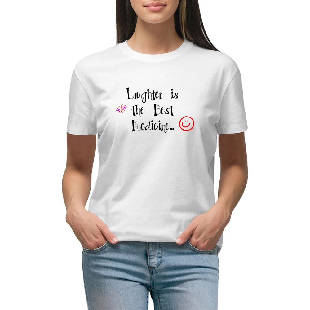 laughter is the best medicine Premium Women Ladies T-shirt
