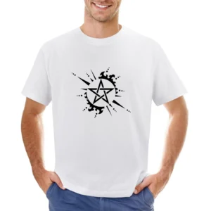 lol shooped out the triforce and put pentacle Asian Size Men T-Shirt