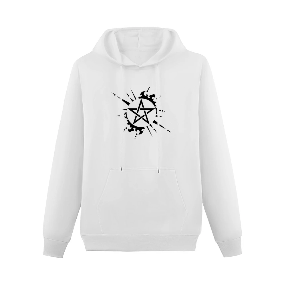 lol shooped out the triforce and put pentacle Men Hoodie With Pocket