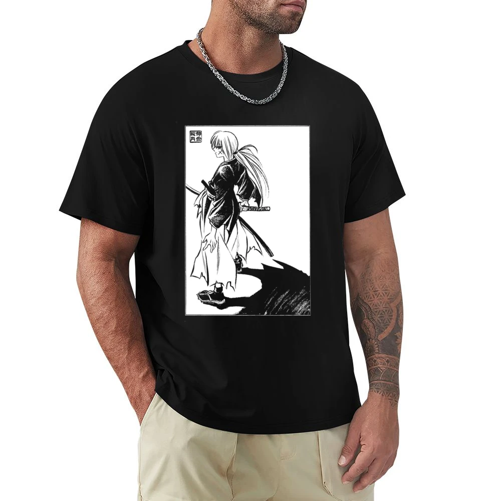 meiji era battosai himura ruroini kenshin samurai x with sakabato T Sh Premium Men T-shirt